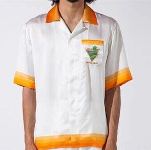 Casablanca silk Short sleeve shirt sz M